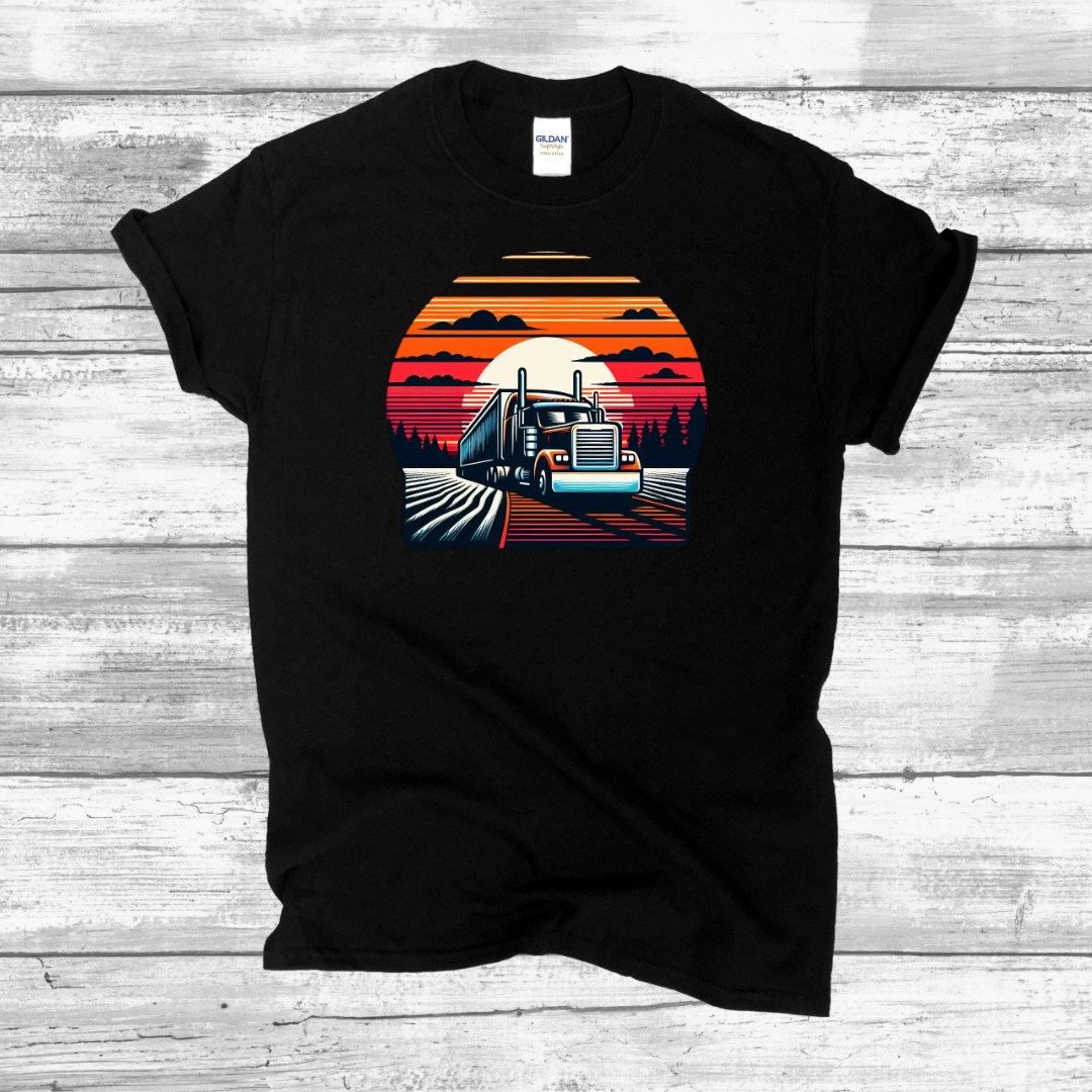 Trucking at Dusk T-Shirt