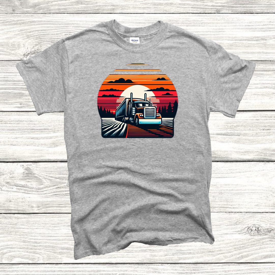 Trucking at Dusk T-Shirt