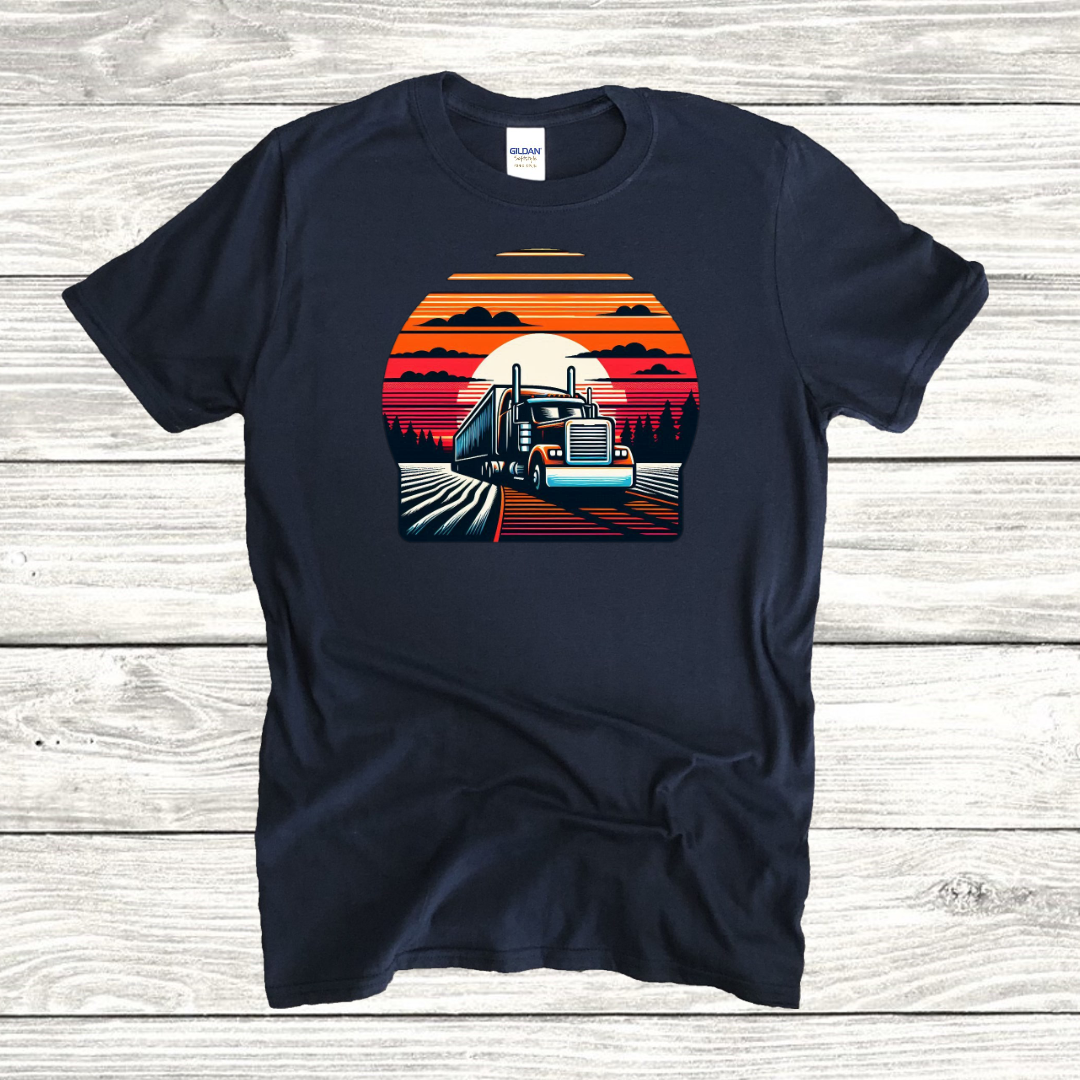 Trucking at Dusk T-Shirt