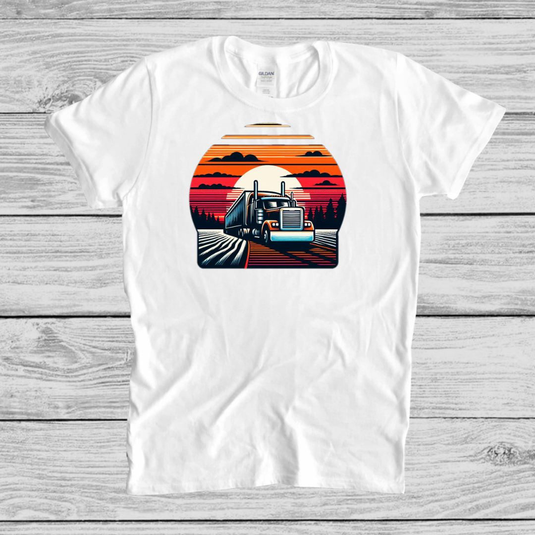 Trucking at Dusk T-Shirt